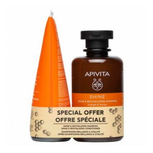 Apivita Shine & Revitalizing Shampoo 250ml & Conditioner 150ml