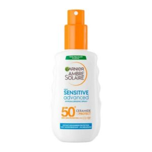 Garnier Ambre Solaire Sensitive Advanced Hypoallergenic Spray Αντηλιακό Spray Για Την Ευαίσθητη Επιδερμίδα SPF50+ 150ml