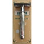 Nipavo Pogotonomia Men Line II Safety Razor White Chrome (closed comp)
