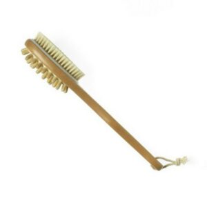 Nipavo Wooden Massage Brush With Natural Bristles
