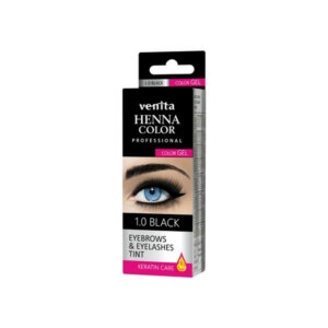 Venita Henna Color 1.0 Black For Eyebrows & Eyelashes Color Gel