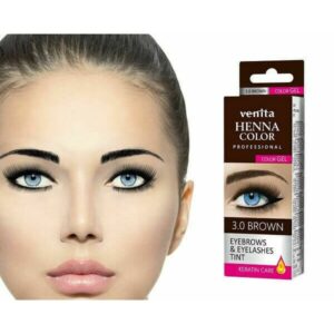 Venita Henna Color 3.0 Brown For Eyebrows & Eyelashes Color Gel