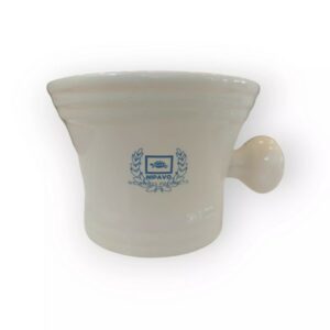 Nipavo Pogotonomia Line Traditional Porcelain Creme Shaving Bowl