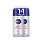 Nivea Pearl & Beauty 48h Deodorant Roll-On 50ml (1+1)