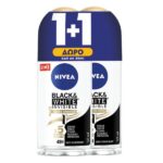 Nivea Black & White Silky Smooth Roll-On 50ml (1+1)