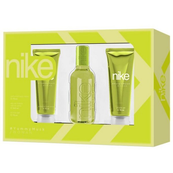 Nike Yummy Musk Woman Set EDT 100ml & Body Lotion 75ml & Shower Gel 75ml -  Patistas Cosmetics