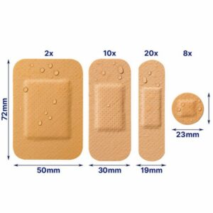 Hansaplast Universal Water Resistant Αυτοκόλλητα Επιθέματα 4 Μεγεθών Ανθεκτικά στο Νερό 40τμχ.