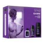 STR8 Game Set After Shave Lotion 50ml & Deodorant Spray 150ml & Shower Gel 250ml