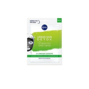 Nivea Urban Skin Detox 10 Minute Sheet Mask Υφασμάτινη Μάσκα Αποτοξίνωσης 10 Λεπτών 1τεμ