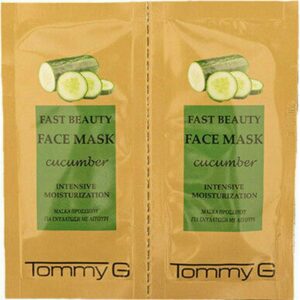 TommyG Fast Beauty Cucumber Moisturization & Soothing Face Mask 2x8ml