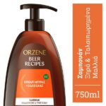 Orzene Beer Recipes Σαμπουάν Αναδόμησης/Θρέψης για Ξηρά Μαλλιά 750ml