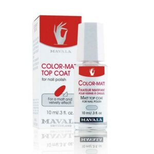 Mavala Color-Matt Top Coat Nail Polish 10ml