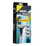 Gillette Mach 3 Super Saver Pack Ξυριστική Μηχανή + 4 Ανταλλακτικές Κεφαλές
