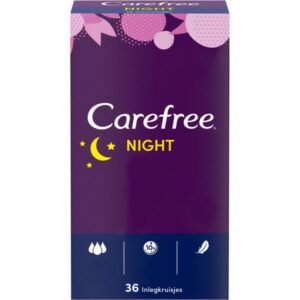 CareFree Night Σερβιέτες Νυχτός 36 τμχ.
