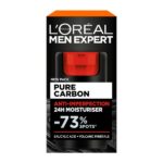 L’Oreal Paris Men Expert Pure Carbon Anti-Imperfection 24h Κρέμα Προσώπου Για Λιπαρές & Μικτές Επιδερμίδες Κατά Των Φραγμένων Πόρων 50ml
