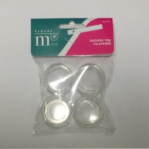 Milva Βαζάκια Για Κρέμες 10gr Νο 03-TG 4τμχ.