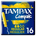 Tampax Compak Regular Tampons With Applicator 16τμχ.