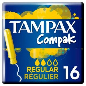 Tampax Compak Regular Tampons With Applicator 16τμχ.