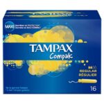 Tampax Compak Regular Tampons With Applicator 16τμχ.