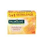 Palmolive Naturals Indulging Delight Milk & Honey Soap Bar 90gr (3+1)