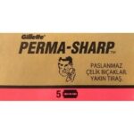 Gillette Perma Sharp Super Double Edge Razor Blades 5τμχ.