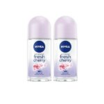 Nivea Fresh Cherry Anti Perspirant 48h Deodorant Roll-On 50ml (1+1)