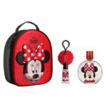 Air-Val Disney Minnie Mouse Set EDT 100ml & Key Ring- Lip Gloss