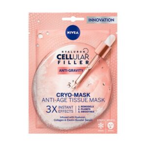 Nivea Cellular Filler 10 Minute Sheet Mask Υφασμάτινη Μάσκα 10 Λεπτών Για Αναπλήρωση Όγκου 1τεμ