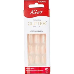 Kiss Glitter Nails kynsisetti Missing Out 24 τμχ.