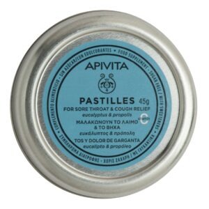 Apivita Pastilles με Ευκάλυπτο & Πρόπολη Για Τον Πονόλαιμο & Τον Βήχα 45gr.
