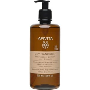 Apivita Dry Dandruff Σαμπουάν Κατά Της Ξηροδερμίας Με Σέλερι Και Πρόπολη 500ml