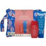 Apivita Promo Set Bee Sun Safe Dry Touch SPF50 Invisible Face Fluid 50ml & After Sun Cream 100ml &  Νεσεσέρ