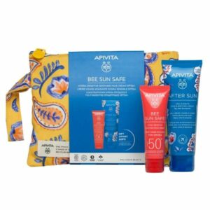 Apivita Promo Bee Sun Safe Καταπραϋντική Κρέμα Προσώπου SPF50 50ml & Δώρο Ενυδατικό After Sun 100ml & Νεσεσέρ