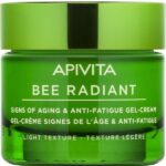 Apivita Promo Set Bee Radiant Signs Οf Aging & Anti-Fatigue Gel-Cream Light Texture 50ml & Free Cleansing Foam 75ml & Face Mask Orange 2x8ml