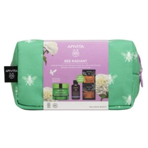 Apivita Promo Set Bee Radiant Rich Texture Anti-Fatigue Cream 50ml & Cleansing Creamy Foam 75ml & Express Beauty Orange Face Mask 2x8ml