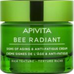 Apivita Promo Set Bee Radiant Rich Texture Anti-Fatigue Cream 50ml & Cleansing Creamy Foam 75ml & Express Beauty Orange Face Mask 2x8ml