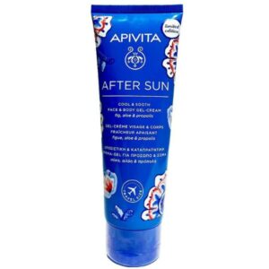 Apivita After Sun Δροσιστική & Καταπραϋντική Κρέμα Gel για Πρόσωπο & Σώμα 100ml