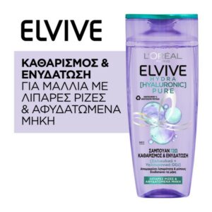 L’Oreal Elvive Hydra Hyaluronic Pure Shampoo 400ml