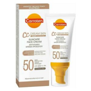 Carroten Cc Suncare Tinted Face Cream Αντηλιακή Κρέμα Προσώπου Mε Χρώμα SPF50 50ml