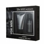 Chicphia The 1001 Senses Men Steel Set Shower Gel 150ml & Body Spray 100ml