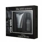 Chicphia The 1001 Senses Men Steel Set Shower Gel 150ml & Body Spray 100ml