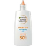 Garnier Ambre Solaire SPF50+ Super UV Hyaluronic Acid Face Fluid – Ενυδατική Αντηλιακή Κρέμα Προσώπου 40ml