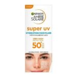 Garnier Ambre Solaire SPF50+ Super UV Hyaluronic Acid Face Fluid – Ενυδατική Αντηλιακή Κρέμα Προσώπου 40ml