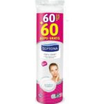 Septona Δίσκοι Ντεμακιγιαζ Στρογγυλοί 60+60τμχ. Δώρο