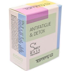TommyG Antifatigue & Detox Sheet Mask 6τμχ.