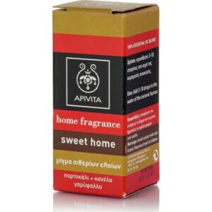 Apivita Sweet Home Essential Oil Μίγμα Αιθέριων Ελαίων Με Πορτοκάλι, Κανέλλα & Γαρύφαλλο 10ml