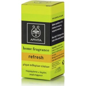 Apivita Refresh Essential Oil Blend Μίγμα Αιθερίων Ελαίων Με Περγαμόντο Λεμόνι & Γκρέιπφρουτ 10ml
