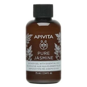 Apivita Pure Jasmine Shower Gel Ενυδατικό Αφρόλουτρο Με Αιθέρια Έλαια Γιασεμιού 75ml
