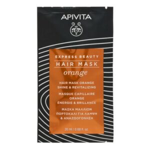 Apivita Express Beauty Hair Mask Orange Shine & Revitalizing Μάσκα Μαλλιών 20ml