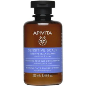 Apivita Sensitive Scalp Shampoo Prebiotics & Honey Σαμπουάν Για Ευαίσθητο Τριχωτό Με Πρεβιοτικά & Μέλι 250ml